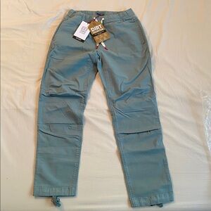 ♥️ NWT Topo designs dirt pants classic women’s M Sage/mint organic cotton Dirt p